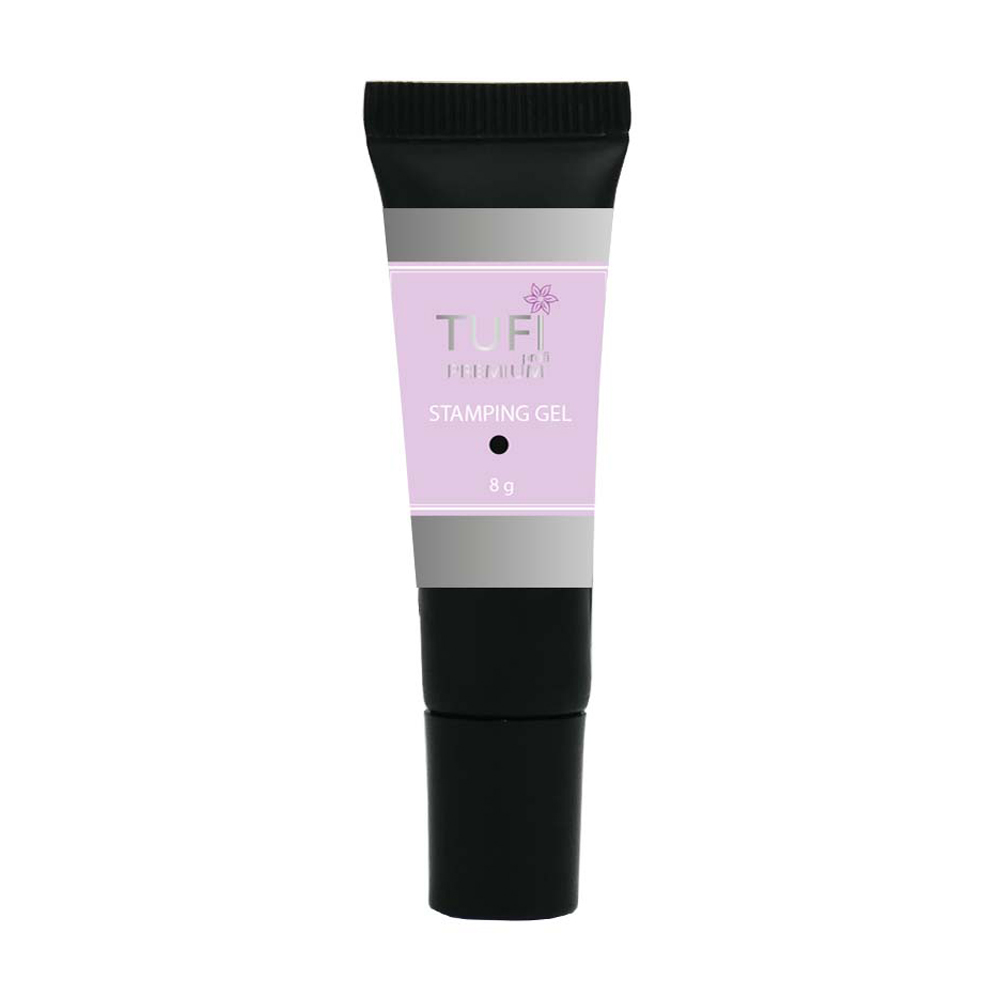 Стемпінг-гель Tufi Profi Premium Stamping Gel 002 чорний, 8 г